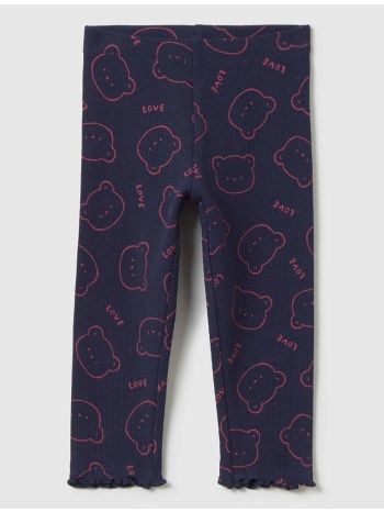 ovs leggings aop rib -bci 2444682-peacoat darkblue