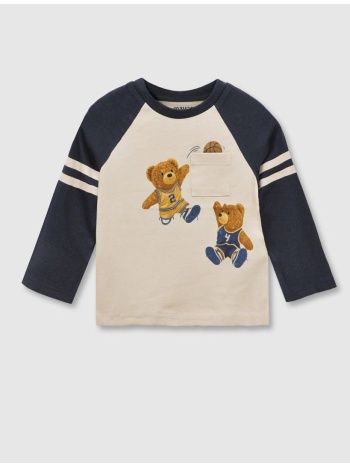 mayoral μπλουζα μακρυμανικη 02059-087 ecru