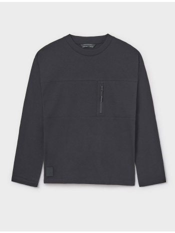 mayoral μπλουζα μακρυμανικη τσεπη 07009-036 black σε προσφορά