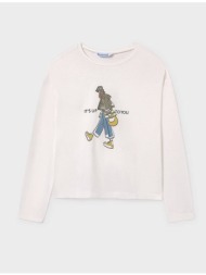 mayoral μπλουζα μακρυμ κοριτσι 07019-087 cream