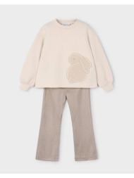 mayoral σετ πουλοβερ κολαν 04721-031 biege