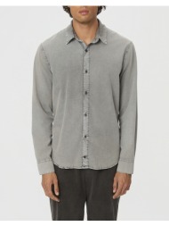 dirty laundry regular fit buttoned shirt dlms000139-vintage grey lightgray
