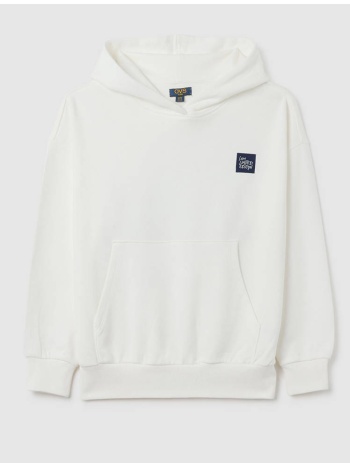 ovs sweatshirt w/print 2415377-blanc de blanc offwhite