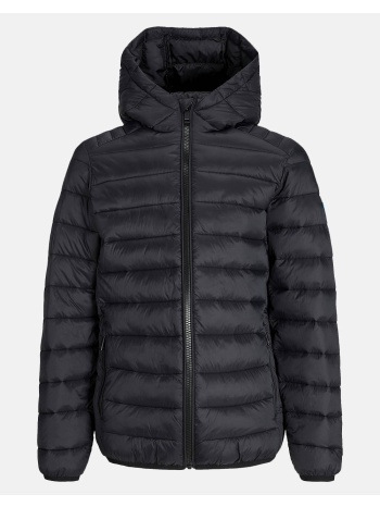 jack&jones jjebradley light puffer hood jnr 12280991-black σε προσφορά