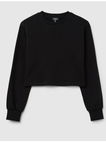 ovs sweatshirt round solid 2439892-black beauty black