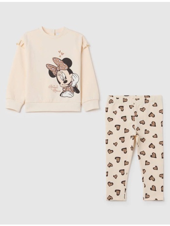 ovs minnie jogging set bio 2456889-powder puff biege