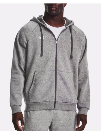 under armour ua rival fleece fz hoodie 1379767-025 lightgray σε προσφορά