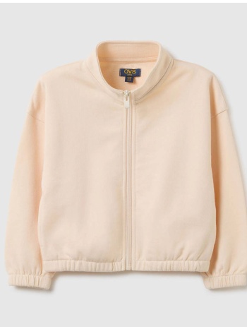 ovs swt zip solid 2445293-vanilla cream cream