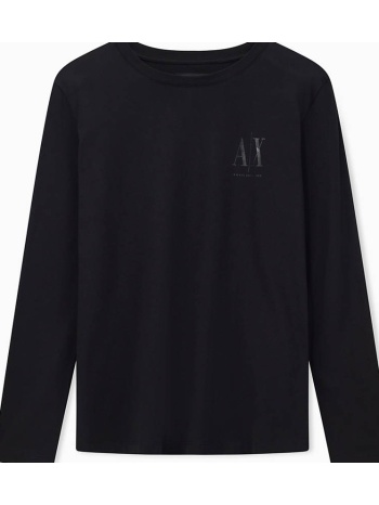 armani exchange t-shirt xw001450af10356-uc001 black σε προσφορά