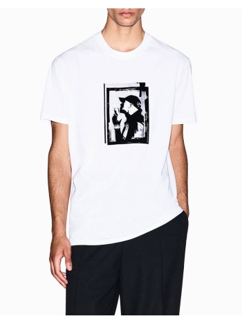 armani exchanget-shirt xm001480af10356-u0002 white σε προσφορά