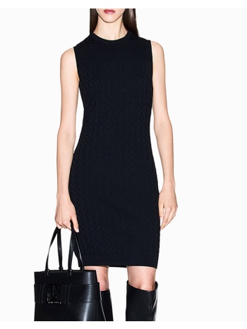 armani exchange dress 8nya9aymh6z-1200 black σε προσφορά