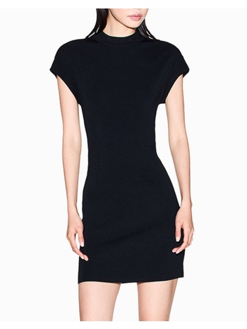 armani exchange dress xw000764af10352-uc001 black σε προσφορά
