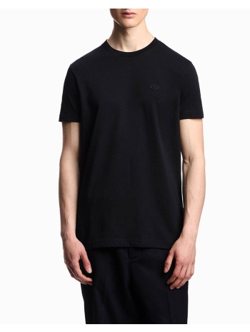 emporio armani t-shirt 8n1tq61jrgz-0999 black σε προσφορά