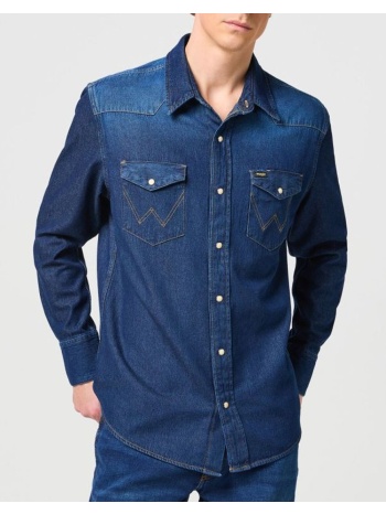 wrangler 27mw 112341088-dark stone denimblue σε προσφορά