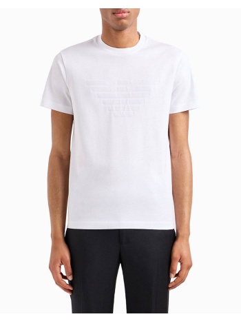 emporio armani t-shirt 8n1td21jgyz-0146 white σε προσφορά