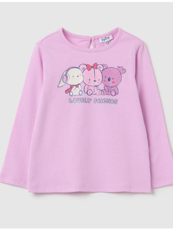 ovs tsh l/s mod.b w/glit. bio 2444964-phalaenopsis pink