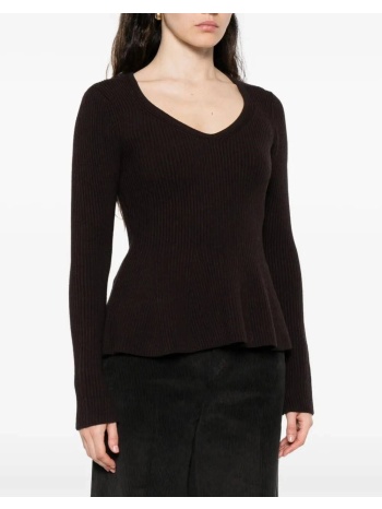 twinset πλεκτο 252tt3141-11054 darkbrown σε προσφορά