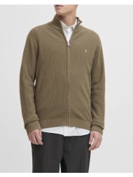 jack&jones jprblurex knit full zip cardigan ln 12284356-stone gray khaki