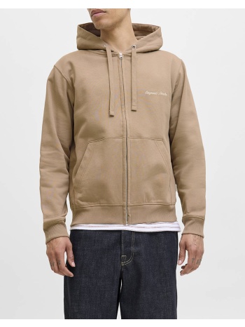 jack&jones jornorrebro emb sweat zip hood noos