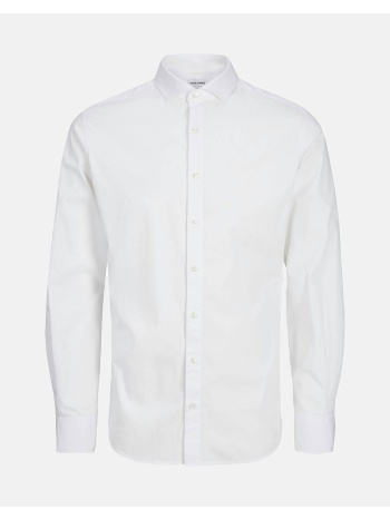 jack&jones jjeaxel stretch shirt ls noos jnr 12269870-white