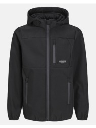 jack&jones jjetheo softshell jacket noos jnr 12269432-black black