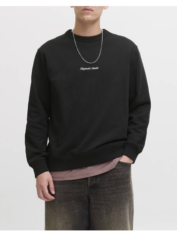 jack&jones jornorrebro emb sweat crew noos 12282893-black