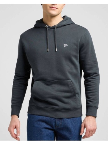 lee plain hoodie 112371838-washed black darkslategrey σε προσφορά