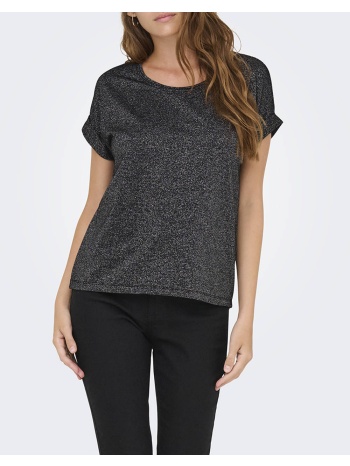 only onlmoster glitter s/s top noos jrs