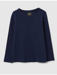 ovs solid t-shirt 2418180-maritime blue darkblue
