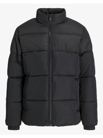 jack&jones jjmaze puffer collar jnr 12279725-black black σε προσφορά