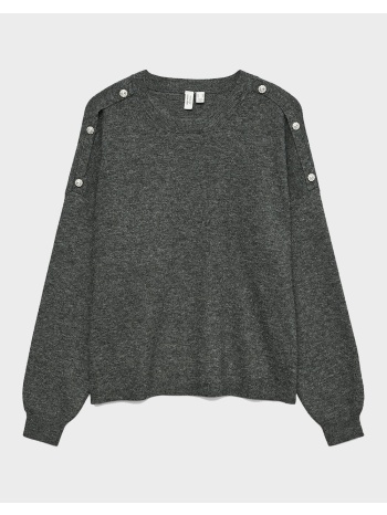 vero moda vmjoya ls o-neck button pullover btq σε προσφορά