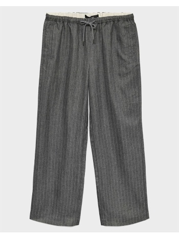 vero moda vmrhoda mw pinstripe wide dad pant 10334046-dark σε προσφορά