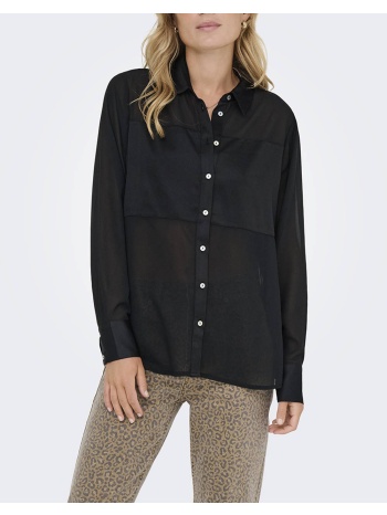 only onlstar life l/s breeana mix shirt solid σε προσφορά