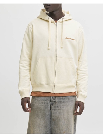 jack&jones jornorrebro emb sweat zip hood noos