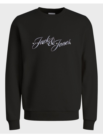 jack&jones jorinwood sweat crew neck fst jnr 12288441-black σε προσφορά