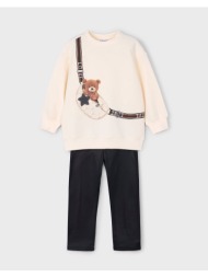 mayoral σετ φουτερ κολαν pu 04727-056 black