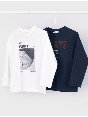 mayoral σετ 2 μπλουζακια μακρυμανικα 04091-051 mixed σε προσφορά