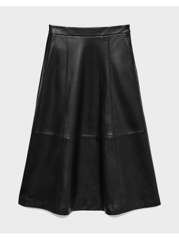 vero moda vmolive hw coated ankle skirt prm 10335436-black σε προσφορά