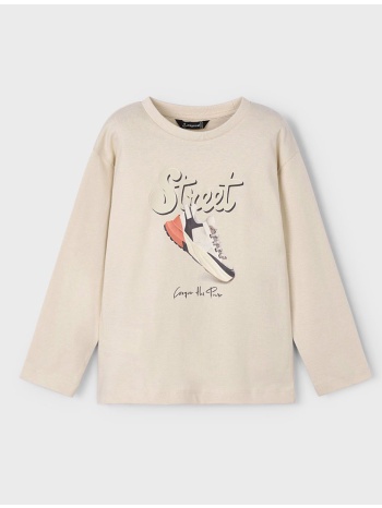 mayoral μπλουζα μακρυμανικη `street` 04079-056 biege σε προσφορά
