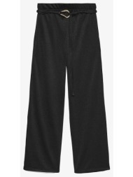 vero moda vmlouisa hw wide pant jrs ga 10336211-blacksolid black