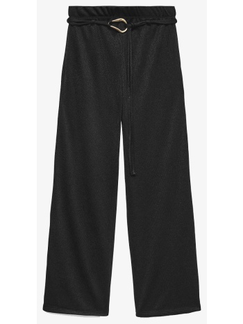 vero moda vmlouisa hw wide pant jrs ga 10336211-blacksolid σε προσφορά