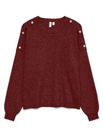 vero moda vmjoya ls o-neck button pullover btq σε προσφορά