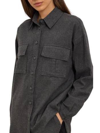 namaste πουκαμισο ww0425015-grey darkgray σε προσφορά