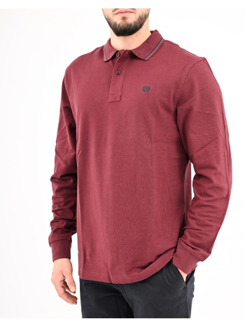 ascott μπλουζα polo 15287301-43 bordeux σε προσφορά