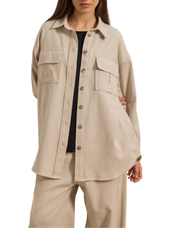 namaste πουκαμισο ww0425015-beige biege σε προσφορά