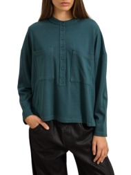 namaste ``μπλουζα fiammeta ww0725038-green darkgreen