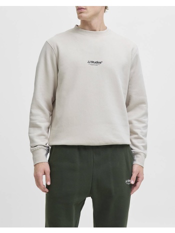 jack&jones jjesoho sweat crew neck noos 12278791-moonbeam