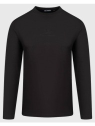 karl lagerfeld t-shirt crewneck ls 755055-554225-990 black