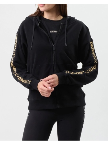 dkny dp5j9645 logo ζακετα με κουκουλα dkny dp5j9645-71k2