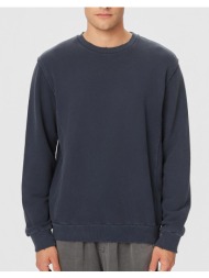 dirty laundry regular crewneck with destroys dlmc000136-vintage blue darkblue